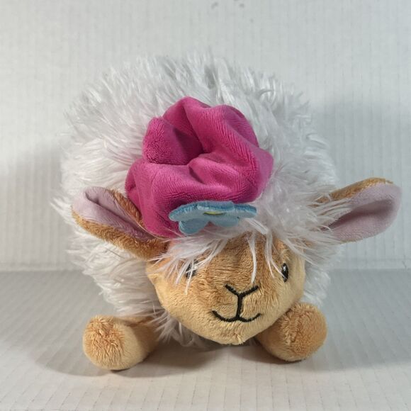 Giggle Scape Easter Plush Sheep Lamb Pink Hat Blue Flower Target Exclusive - Picture 1 of 12